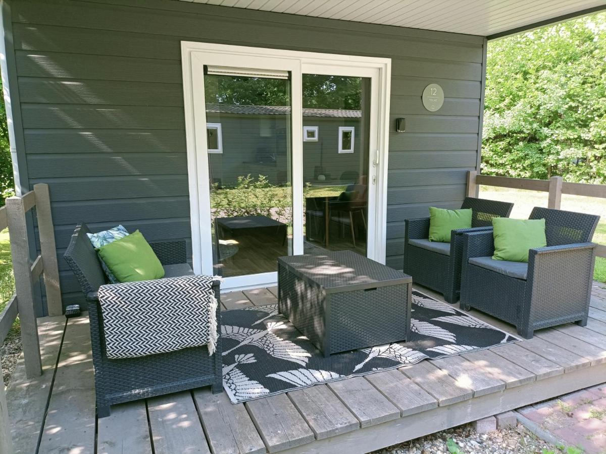 4P Chalet Tolve Met 4 Fietsen Vlakbij Natuurgebieden Drents Friese Wold, Fochteloerveen En Gevangenisdorp Veenhuizen Oosterwolde  Екстер'єр фото
