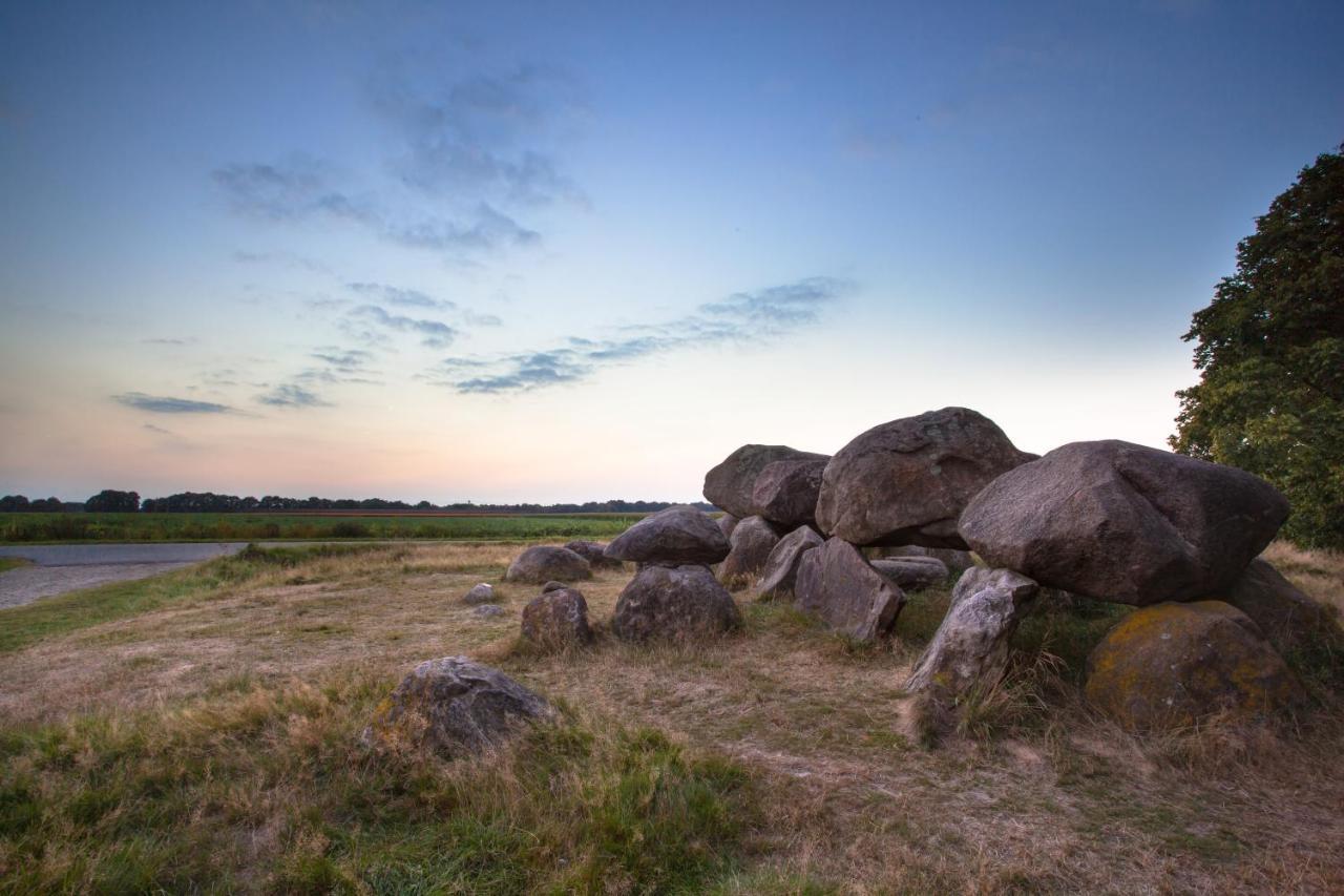 4P Chalet Tolve Met 4 Fietsen Vlakbij Natuurgebieden Drents Friese Wold, Fochteloerveen En Gevangenisdorp Veenhuizen Oosterwolde  Екстер'єр фото